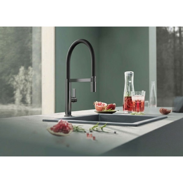 Фото - Смеситель кухонный Interline Lixio Neo PVD Grafit